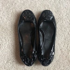 Tory Burch Black Reva Flats